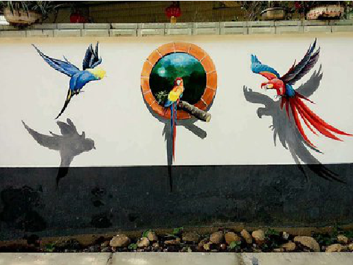 贵定视觉错位-3D墙绘设计