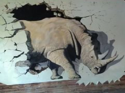 贵定在墙绘中，如何绘制3D效果？